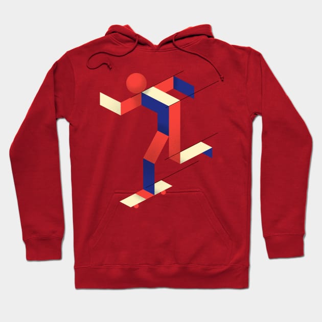 Bauhaus Skater Hoodie by astronaut